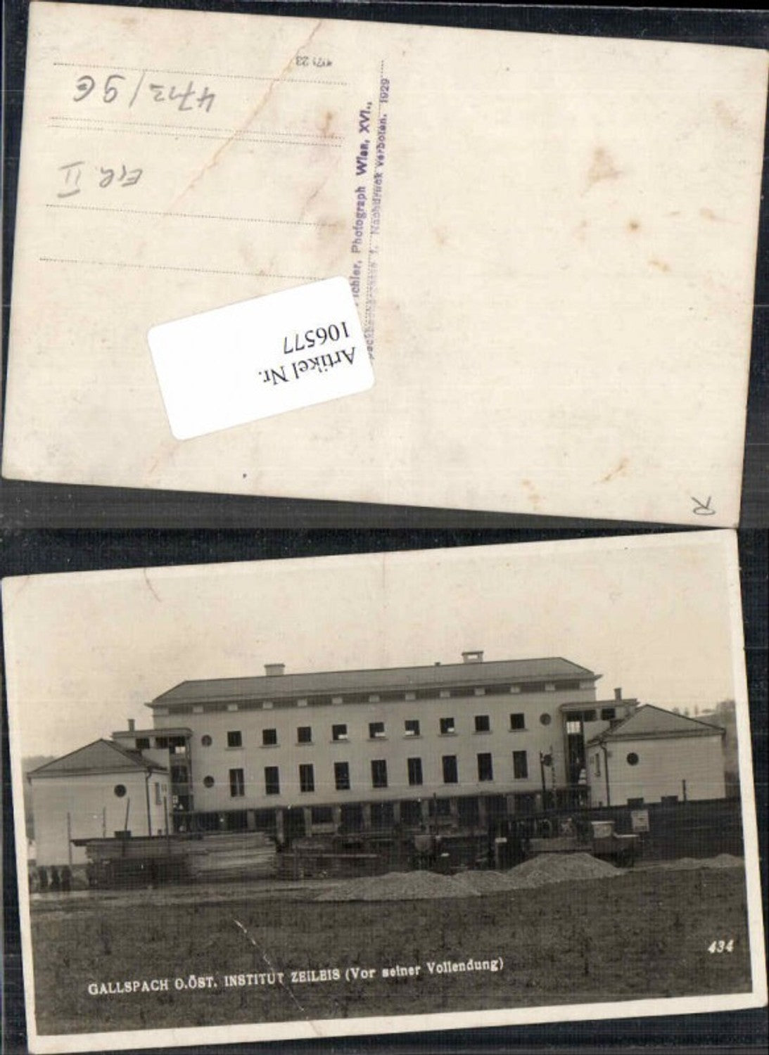 106577, Gallspach Institute under construction, nearing completion