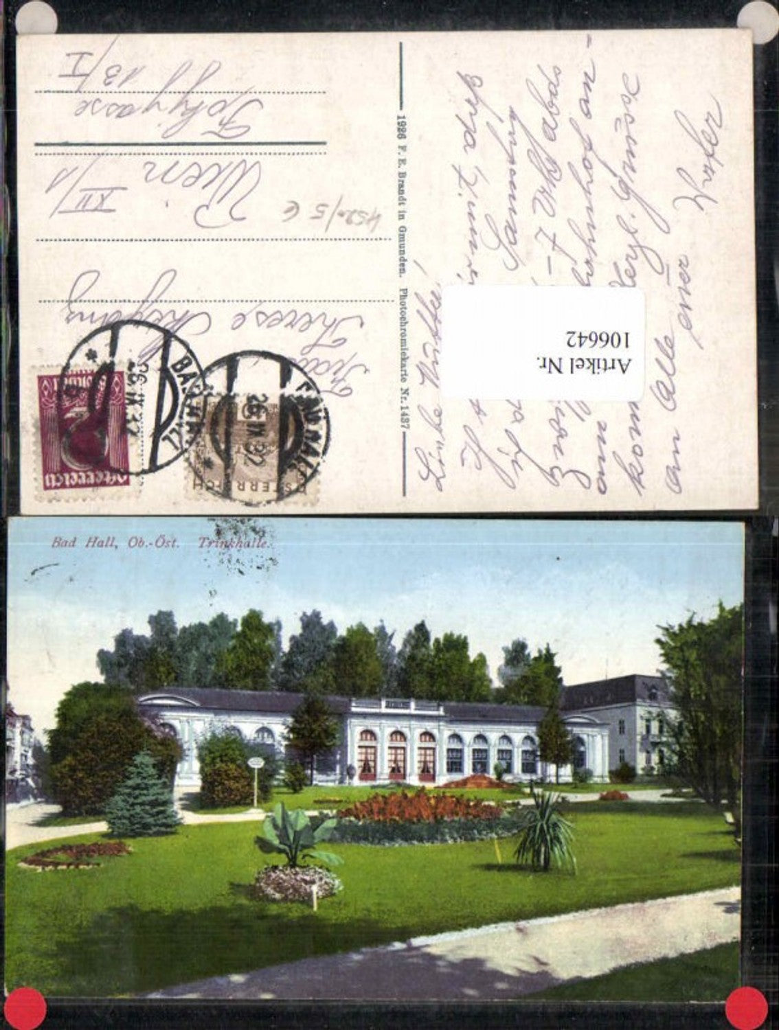 106642,Bad Hall bei Steyr Trinkhalle pub Brandt 1437