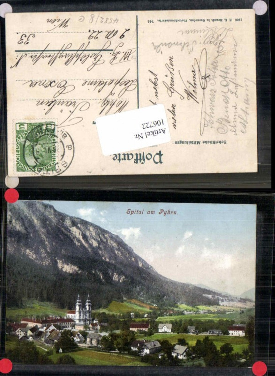 106722,Spital am Pyhrn Tolle Ortsansicht pub Brandt 744