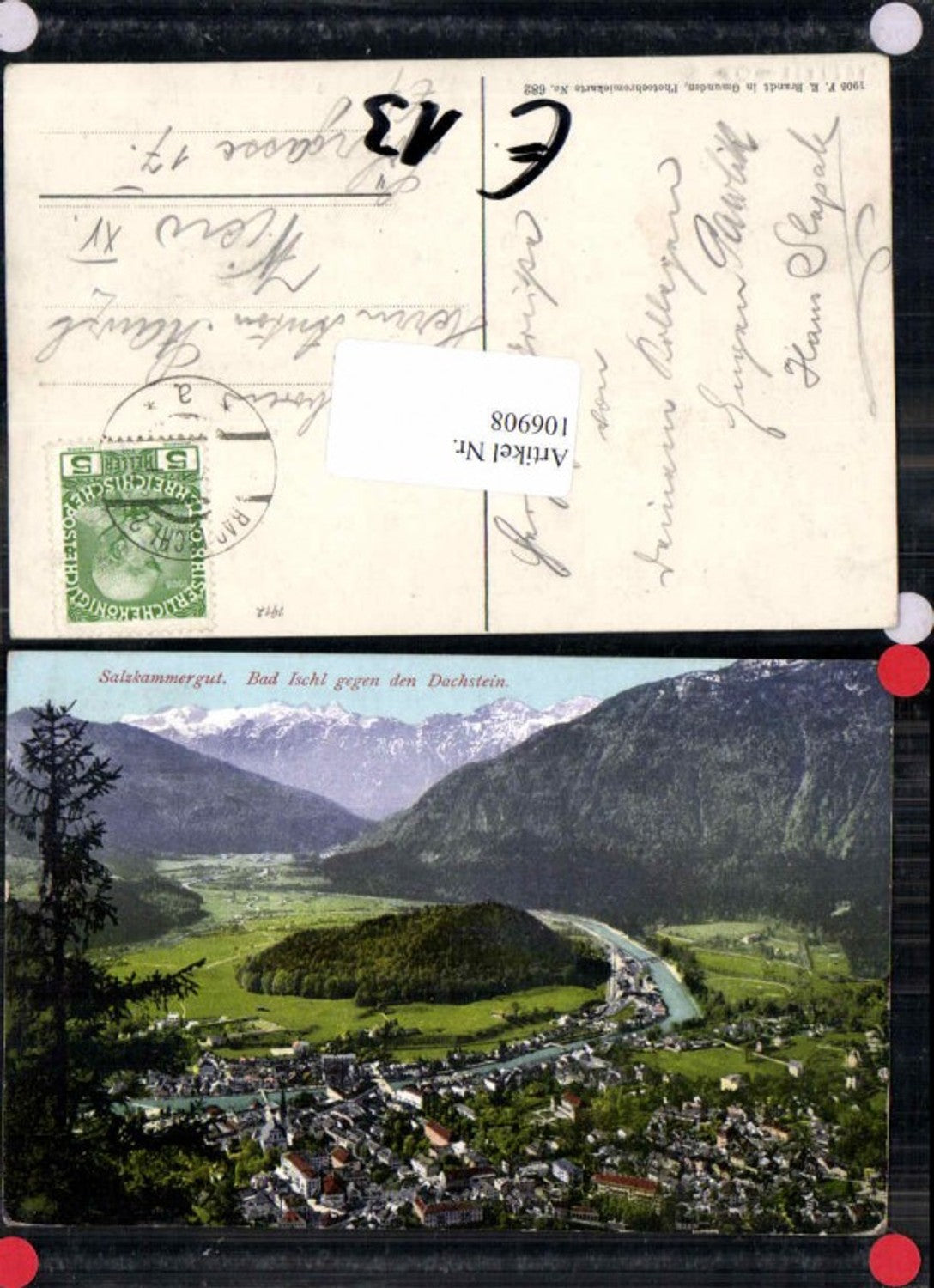 106908,Bad Ischl Salzkammergut pub Brandt 682