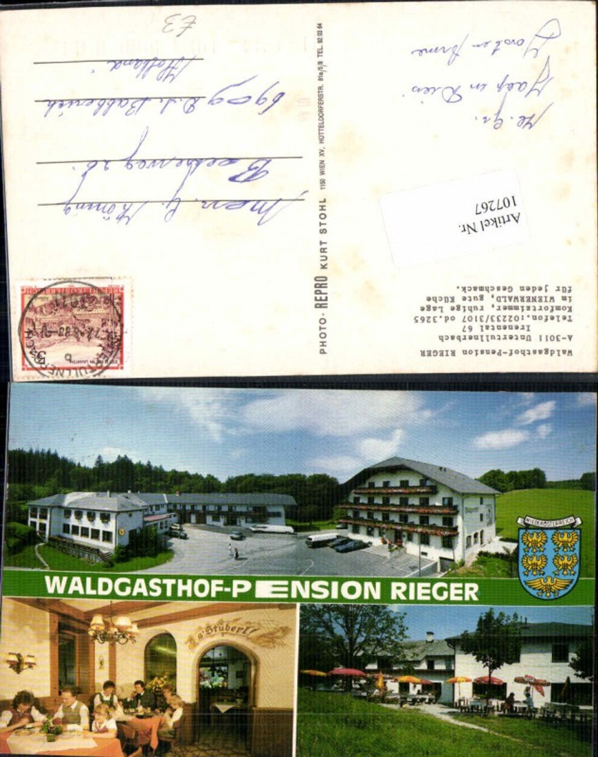 107267,Gasthaus Pension Rieger Untertullnerbach Irenental Pressbaum Lawies