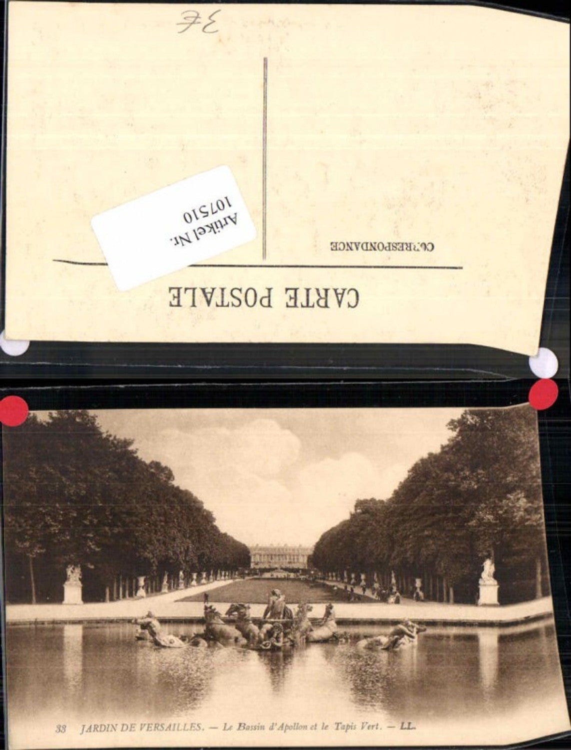 107510,Jardin de Versailles pub LL 33