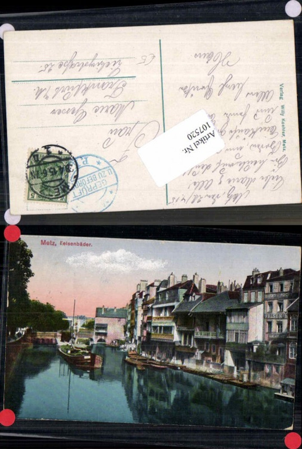 107520,Metz felsenbäder Boote Häuser