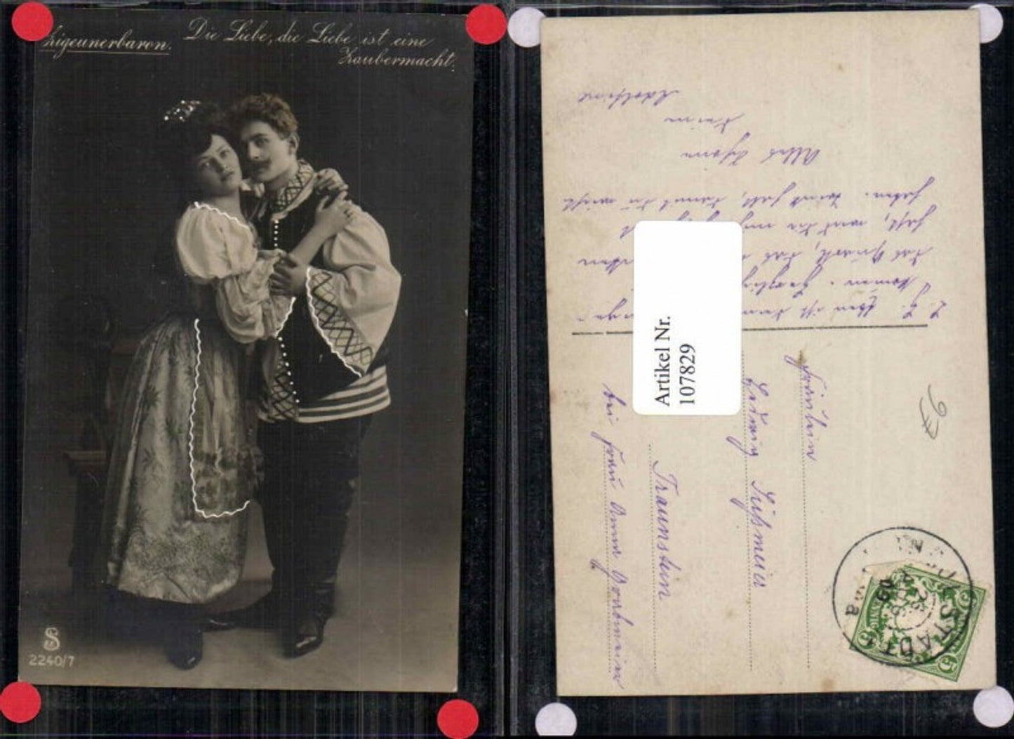 107829,Zigeunerbaron Mignon Gypsy Girl Mädchen