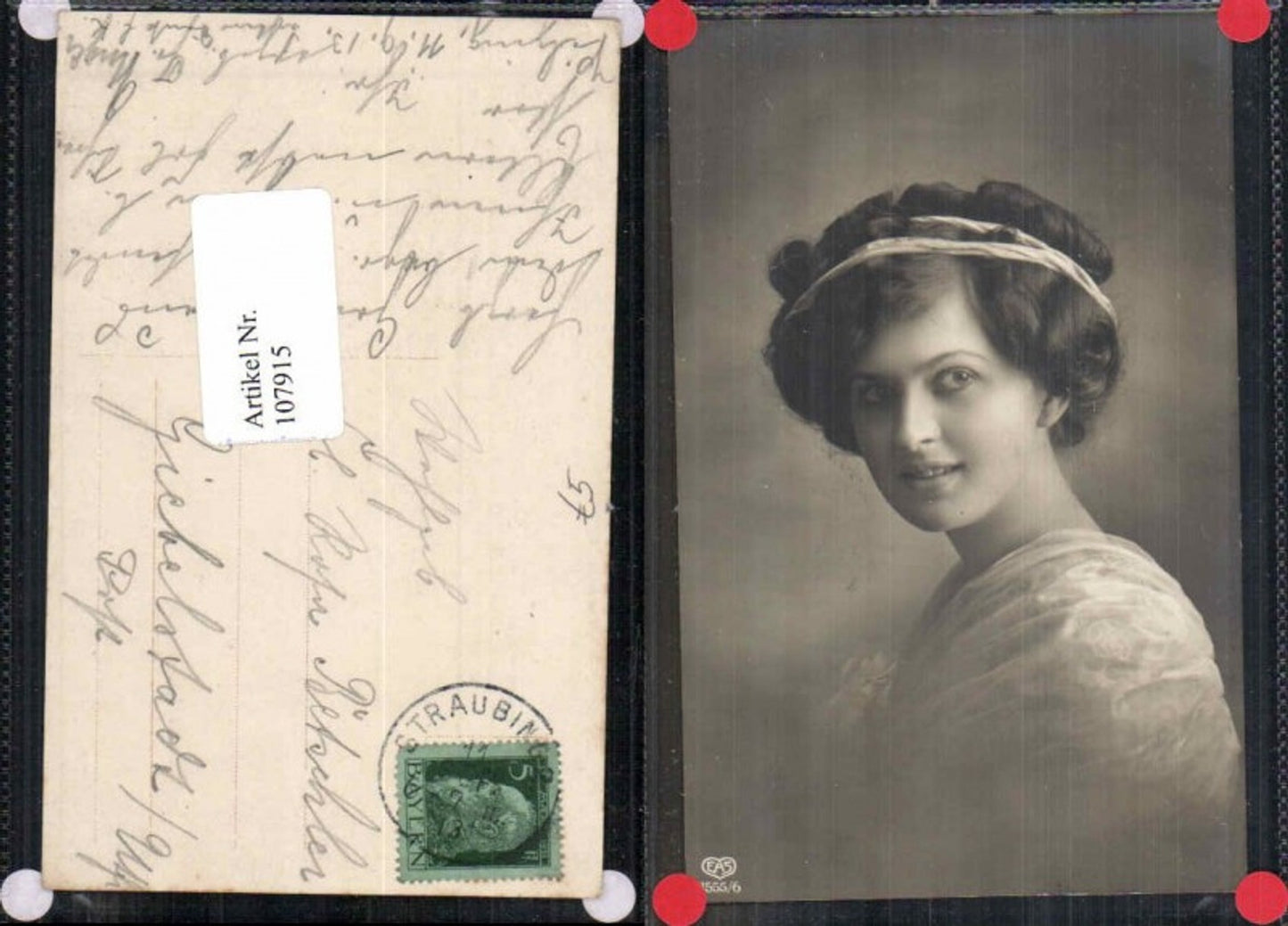 107915,EAS Edwardian Girl Schöne Frau Haar Mode Vail Fashion