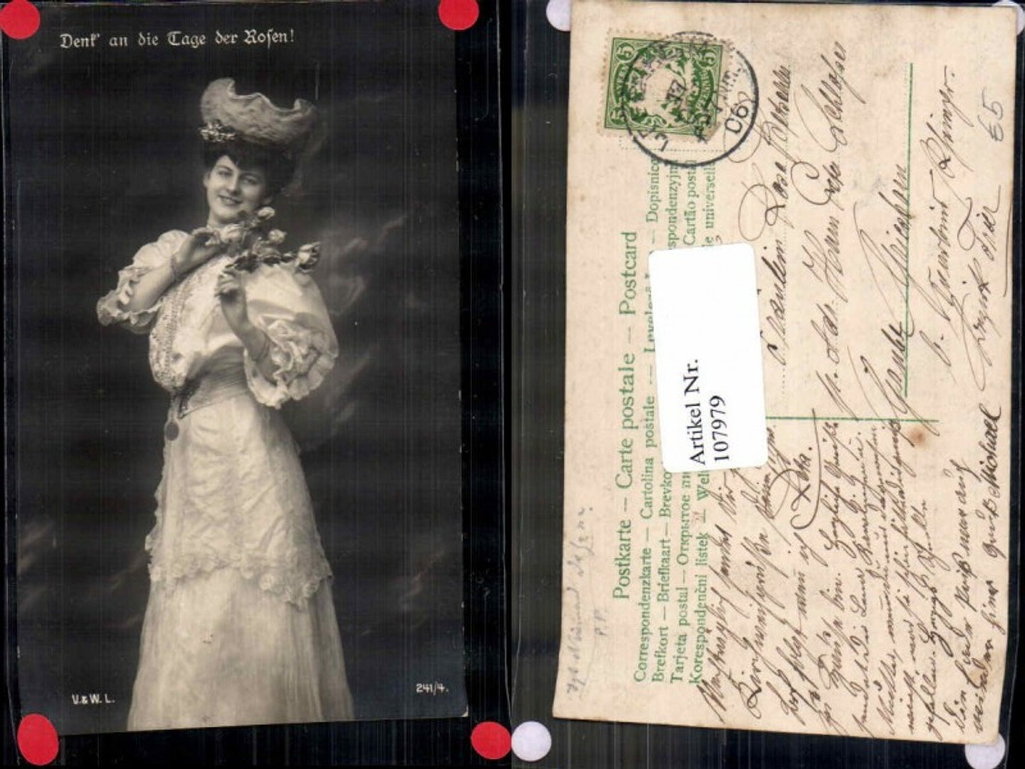 107979,Edwardian Girl Schöne Frau Hut Hat Kleid Fashion Mode