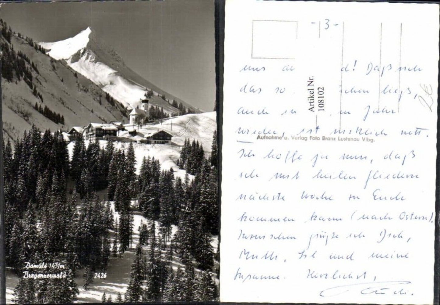 Alte Ansichtskarte – Old Postcard