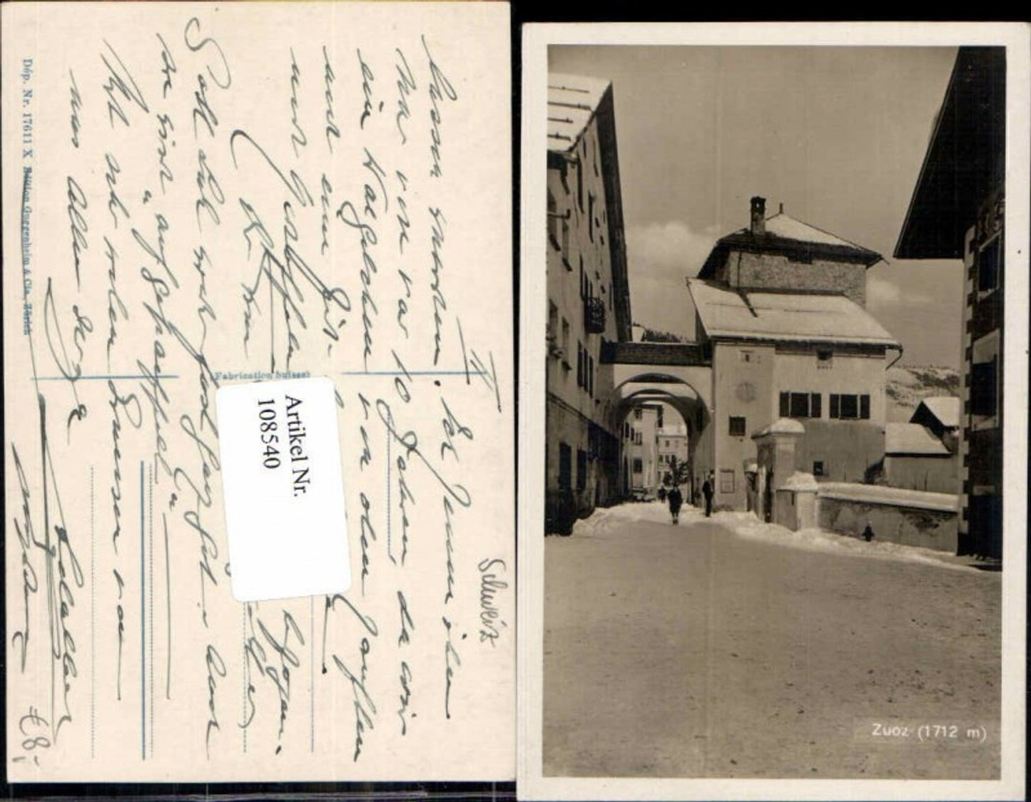 Alte Ansichtskarte – Old Postcard