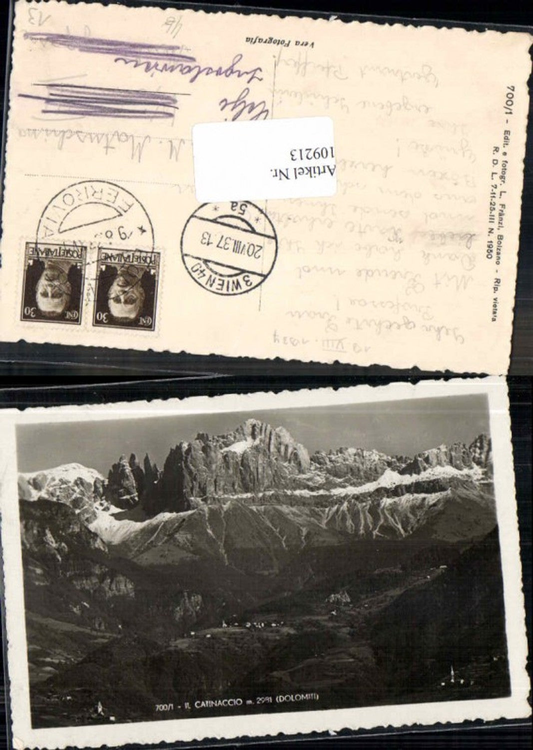 Alte Ansichtskarte – Old Postcard