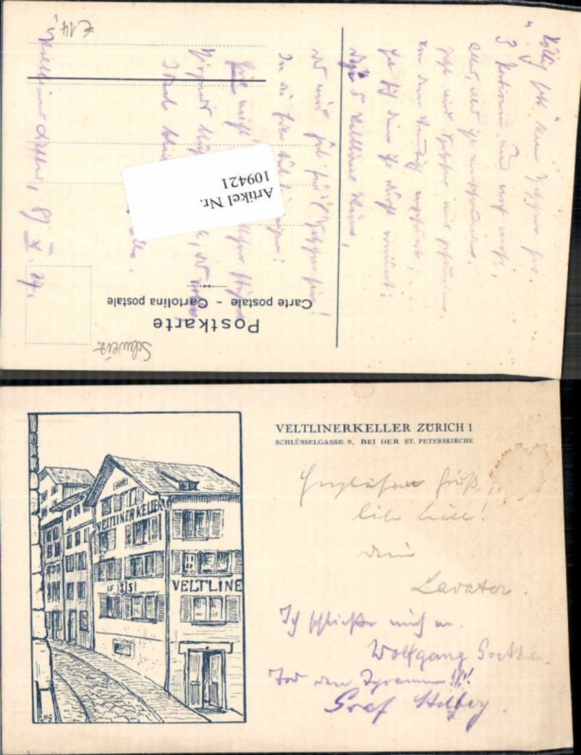 Alte Ansichtskarte – Old Postcard