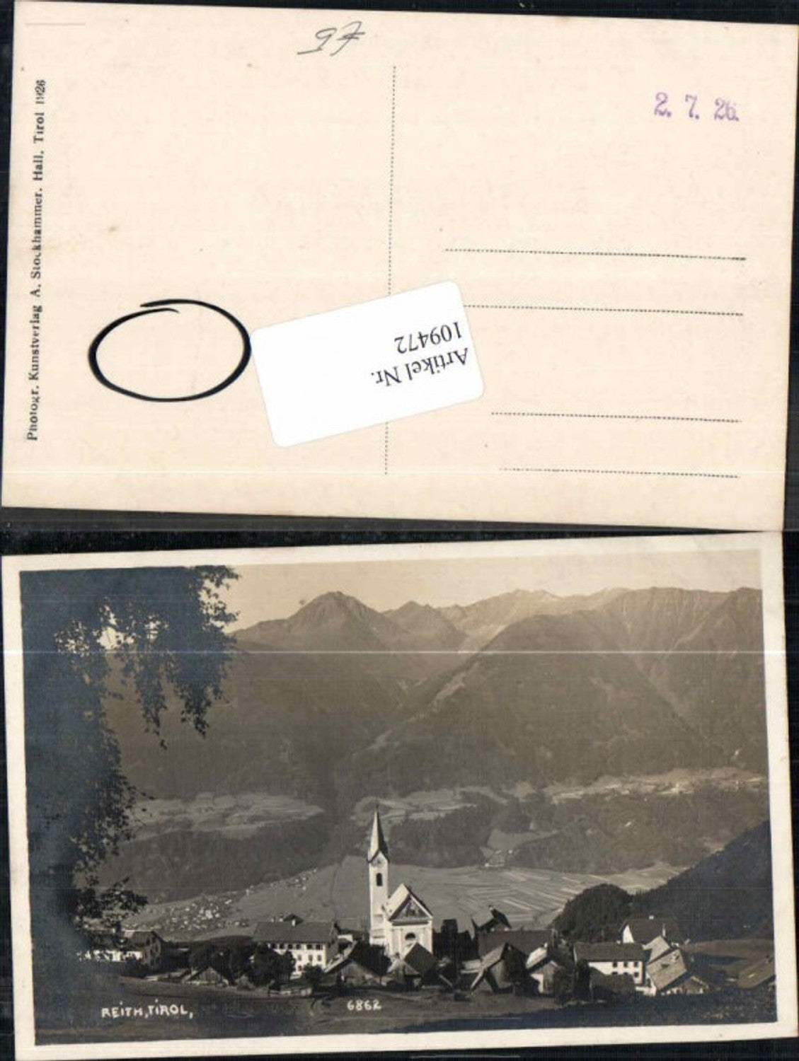 Alte Ansichtskarte – Old Postcard