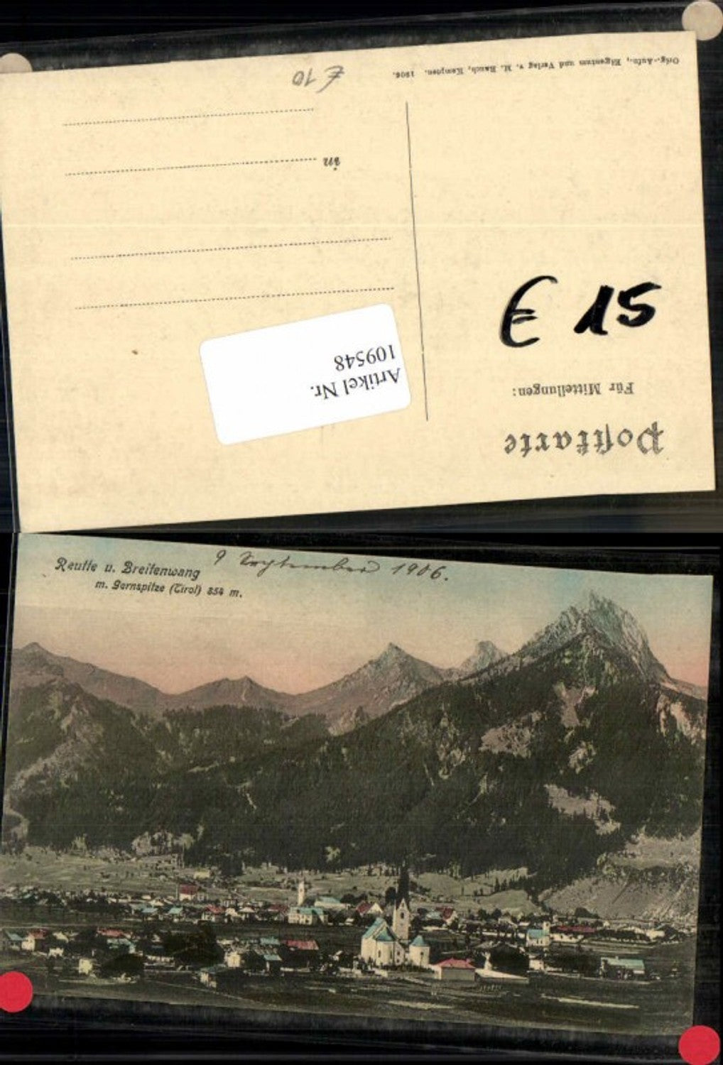Alte Ansichtskarte – Old Postcard