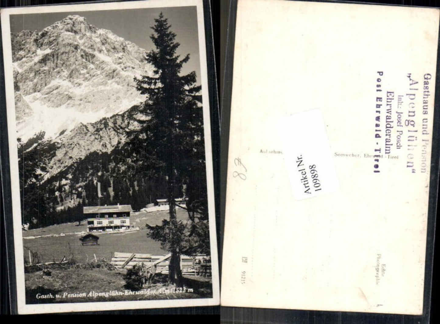 Alte Ansichtskarte – Old Postcard