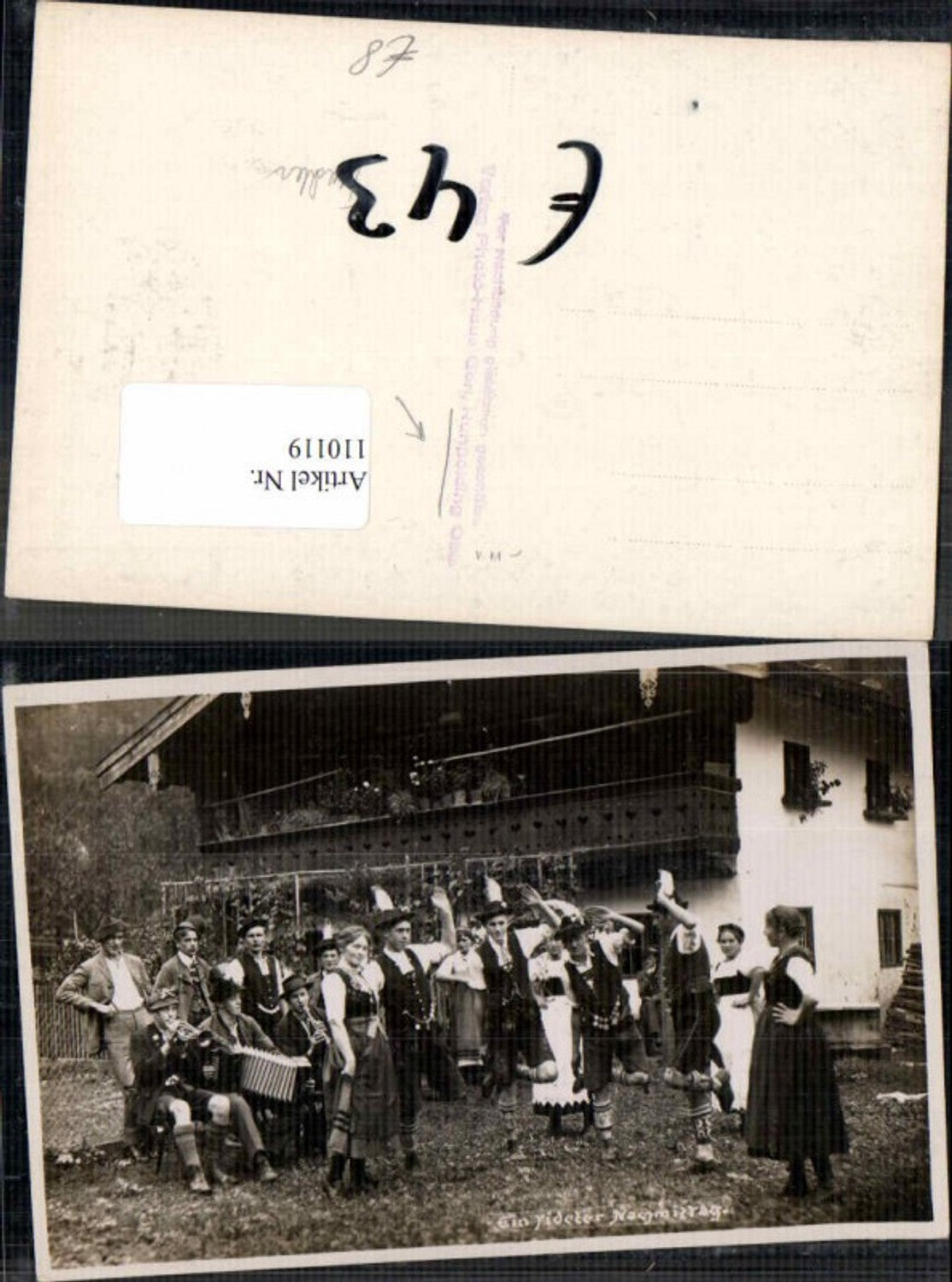 110119,Bayrische Trachtenkapelle Trachtengruppe Trachten Trachtenverein Ruhpolding