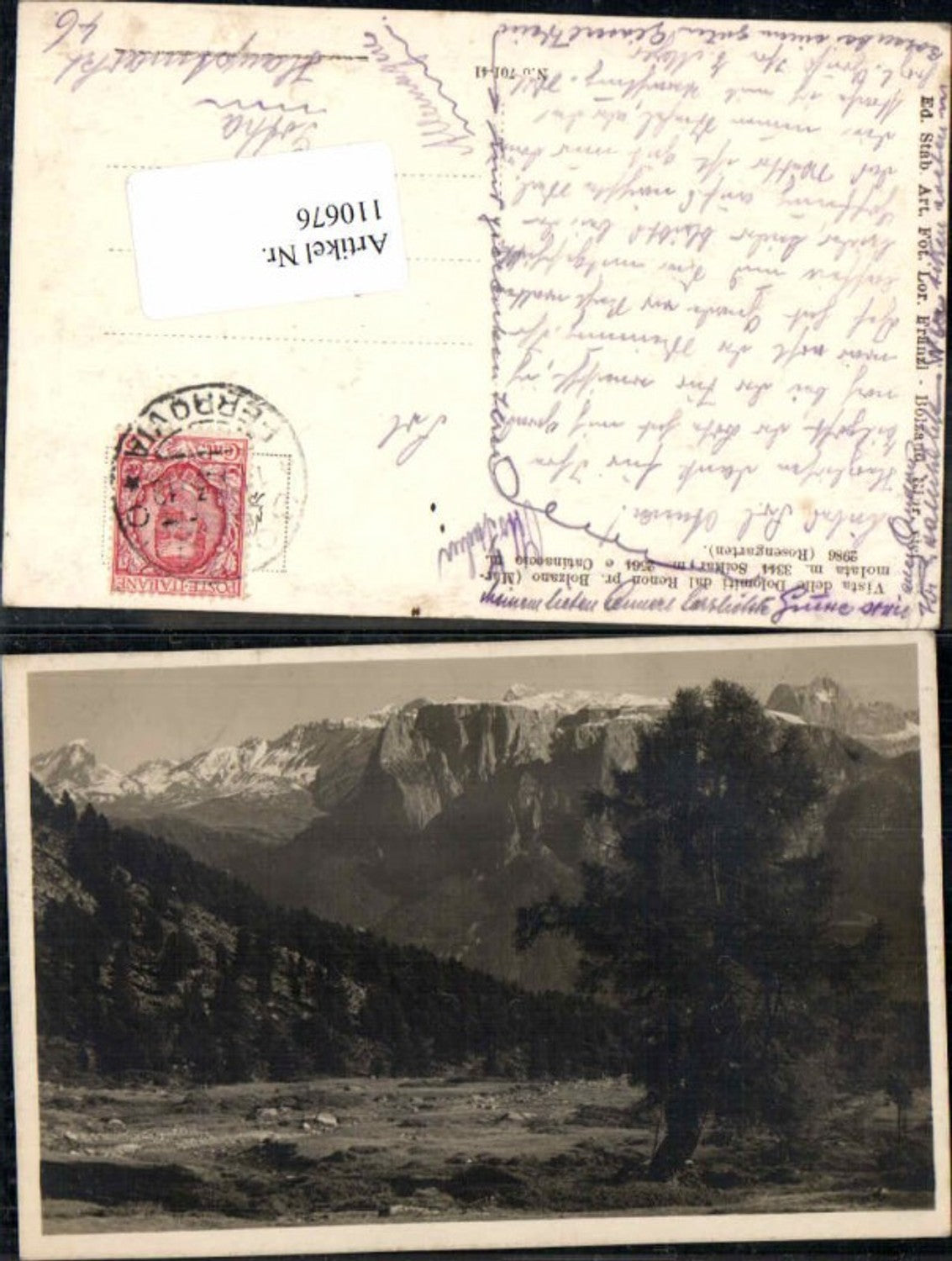 Alte Ansichtskarte – Old Postcard