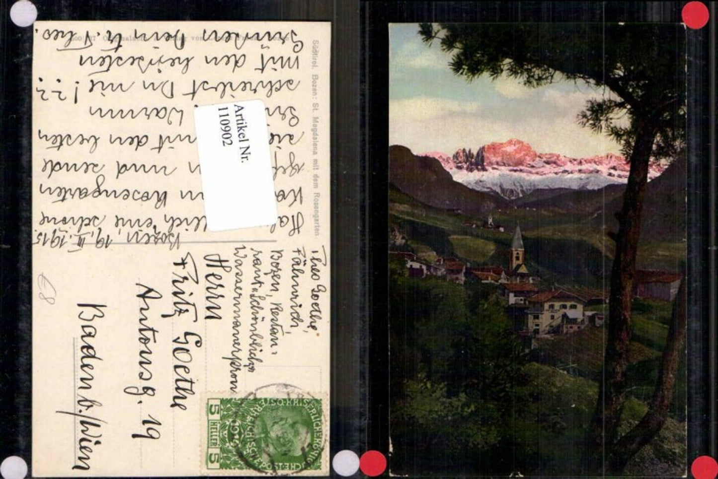 Alte Ansichtskarte – Old Postcard