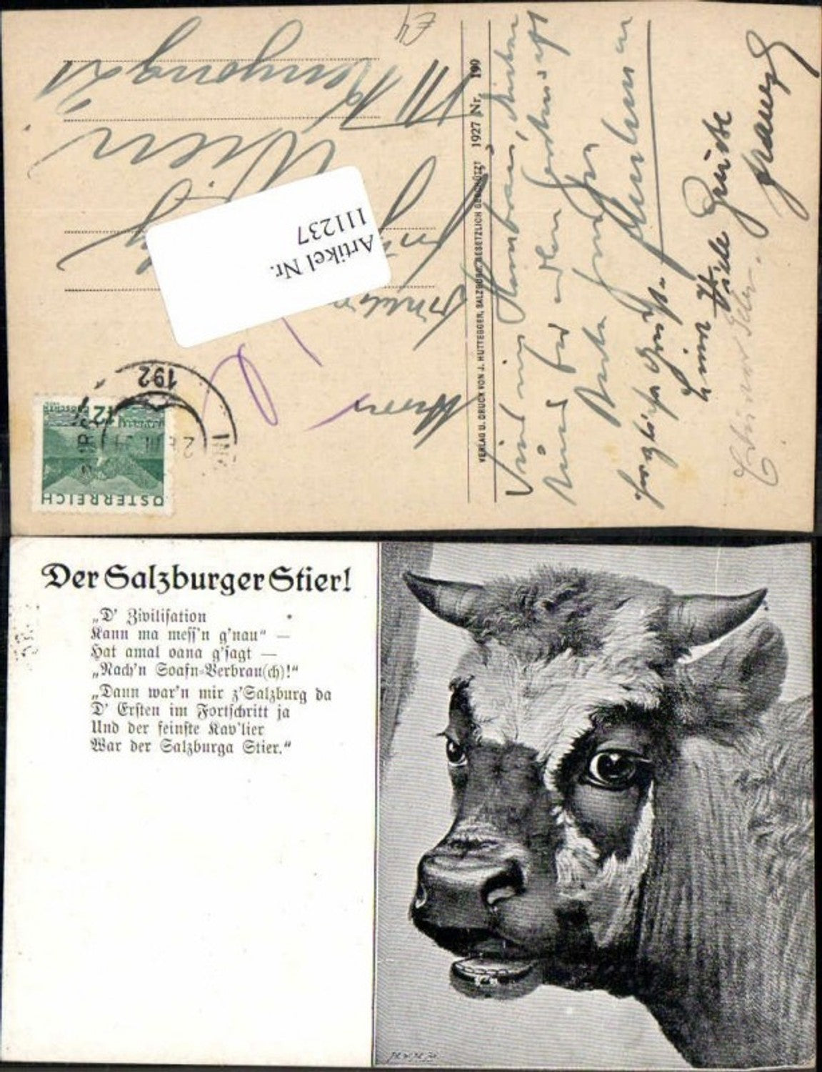 111237,Salzburg Stier Spruch