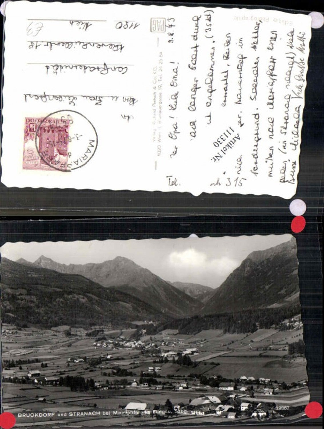 111330,Bruckdorf Stranach Mariapfarr Maria Pfarr im Lungau