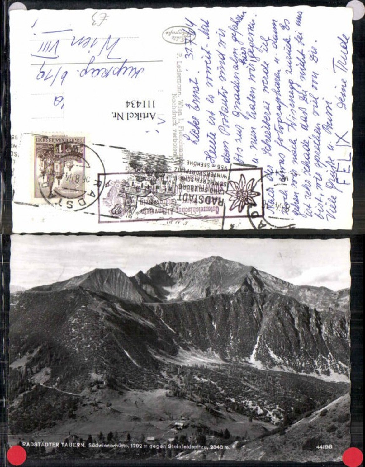 Alte Ansichtskarte – Old Postcard