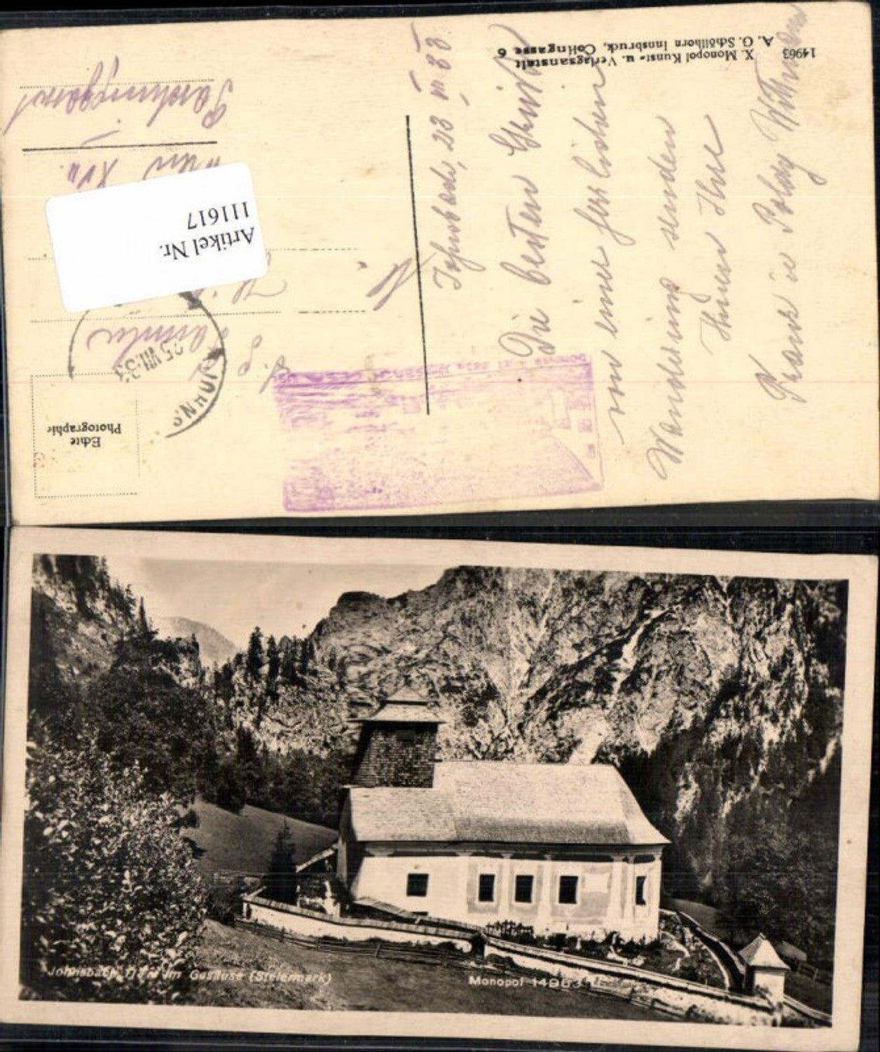 Alte Ansichtskarte – Old Postcard
