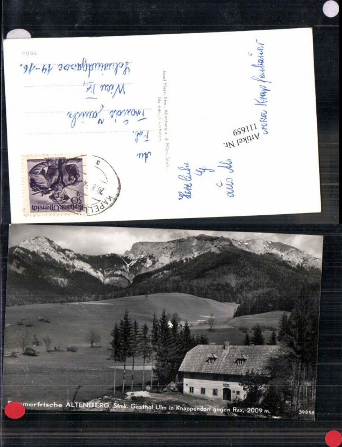 Alte Ansichtskarte – Old Postcard