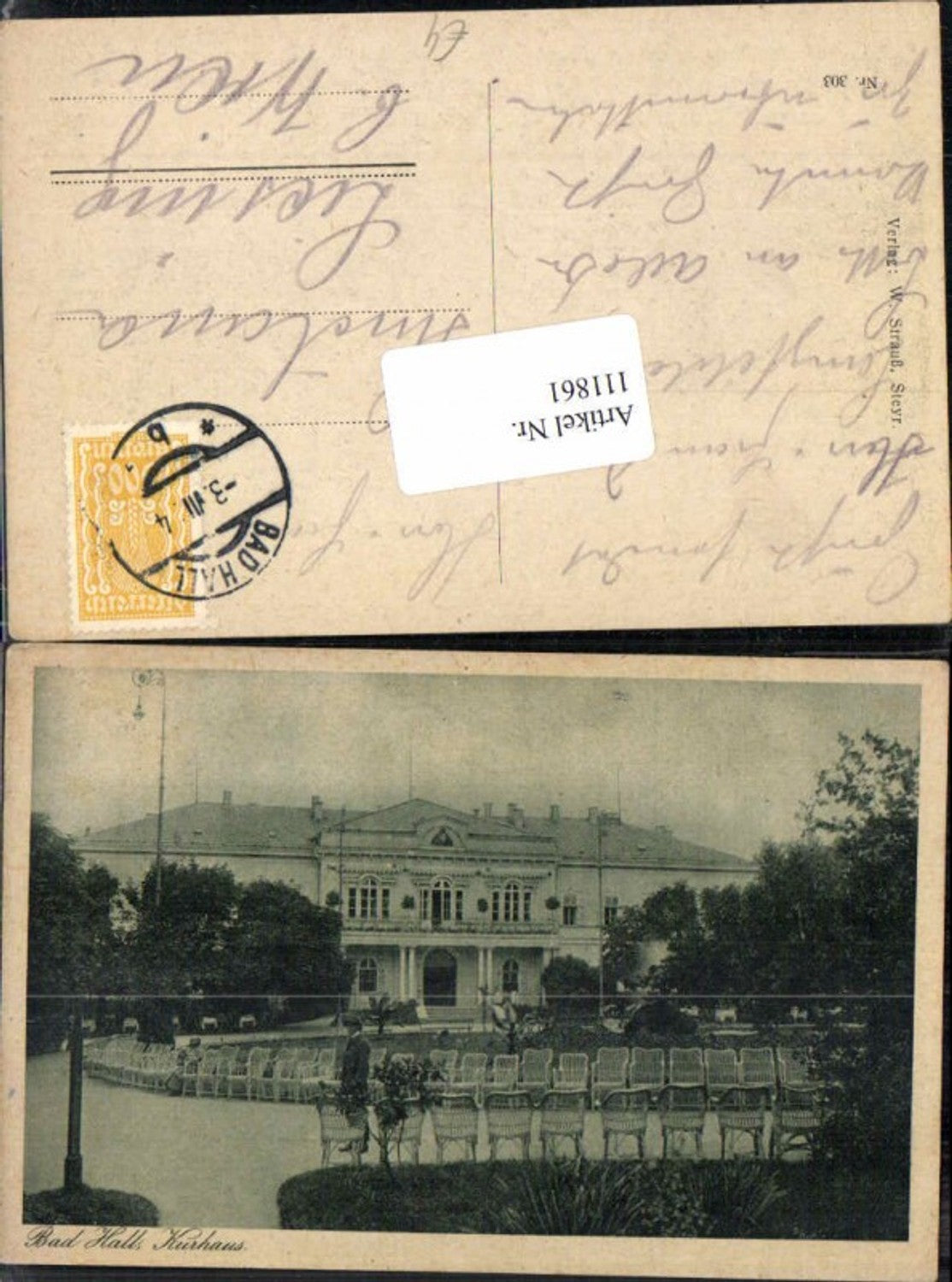 111861,Bad Hall bei Steyr Kurhaus 1924