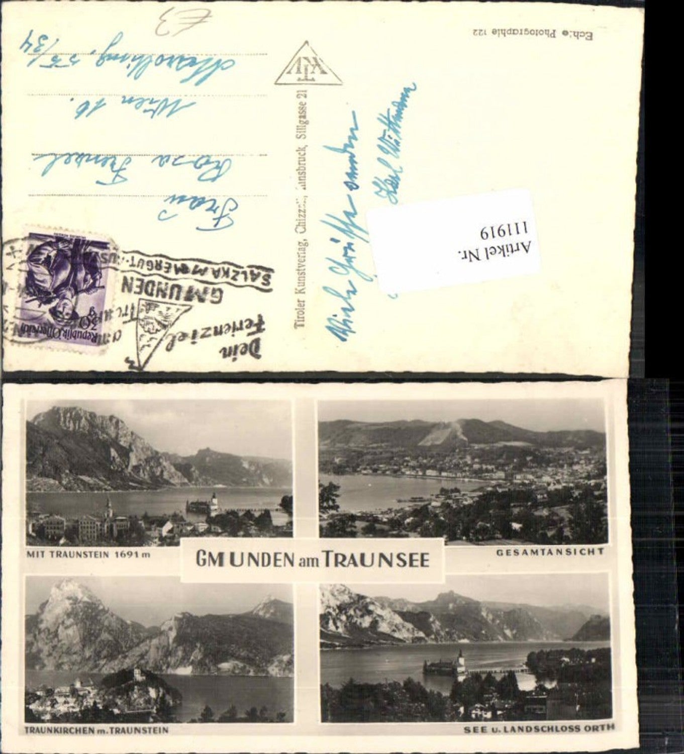 111919,Gmunden am Traunsee Traunstein Traunkirchen