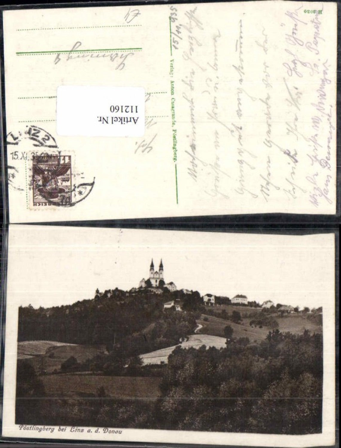 112160,Linz a.d. Donau Pöstlingberg Totale