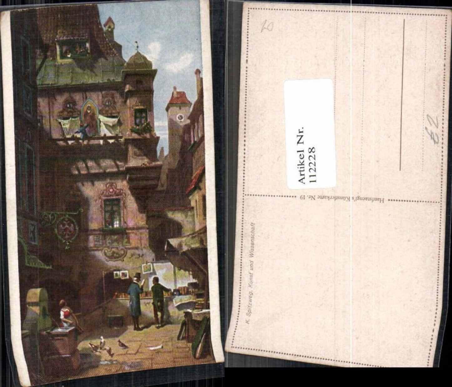 112228,Karl Spitzweg Kunst und Wissenschaft