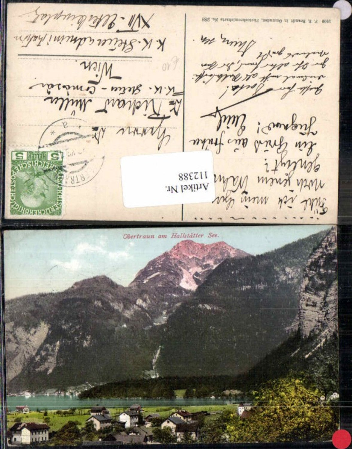 112388,Obertraun am Halltätter See Hallstatt pub Brandt 288