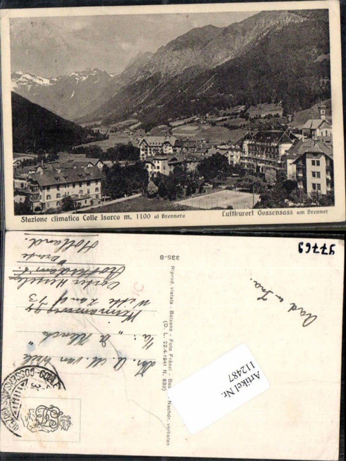 Alte Ansichtskarte – Old Postcard
