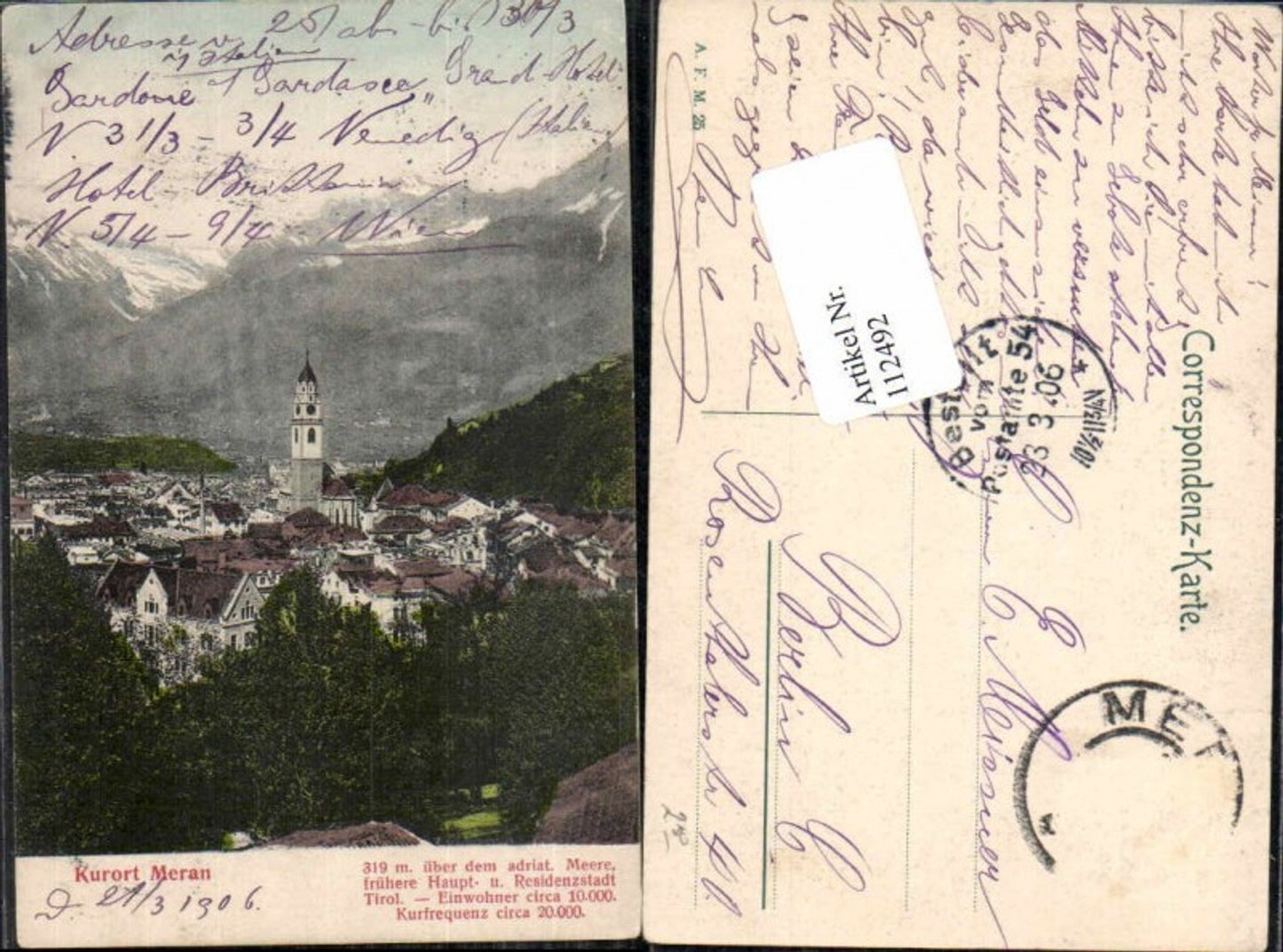 Alte Ansichtskarte – Old Postcard