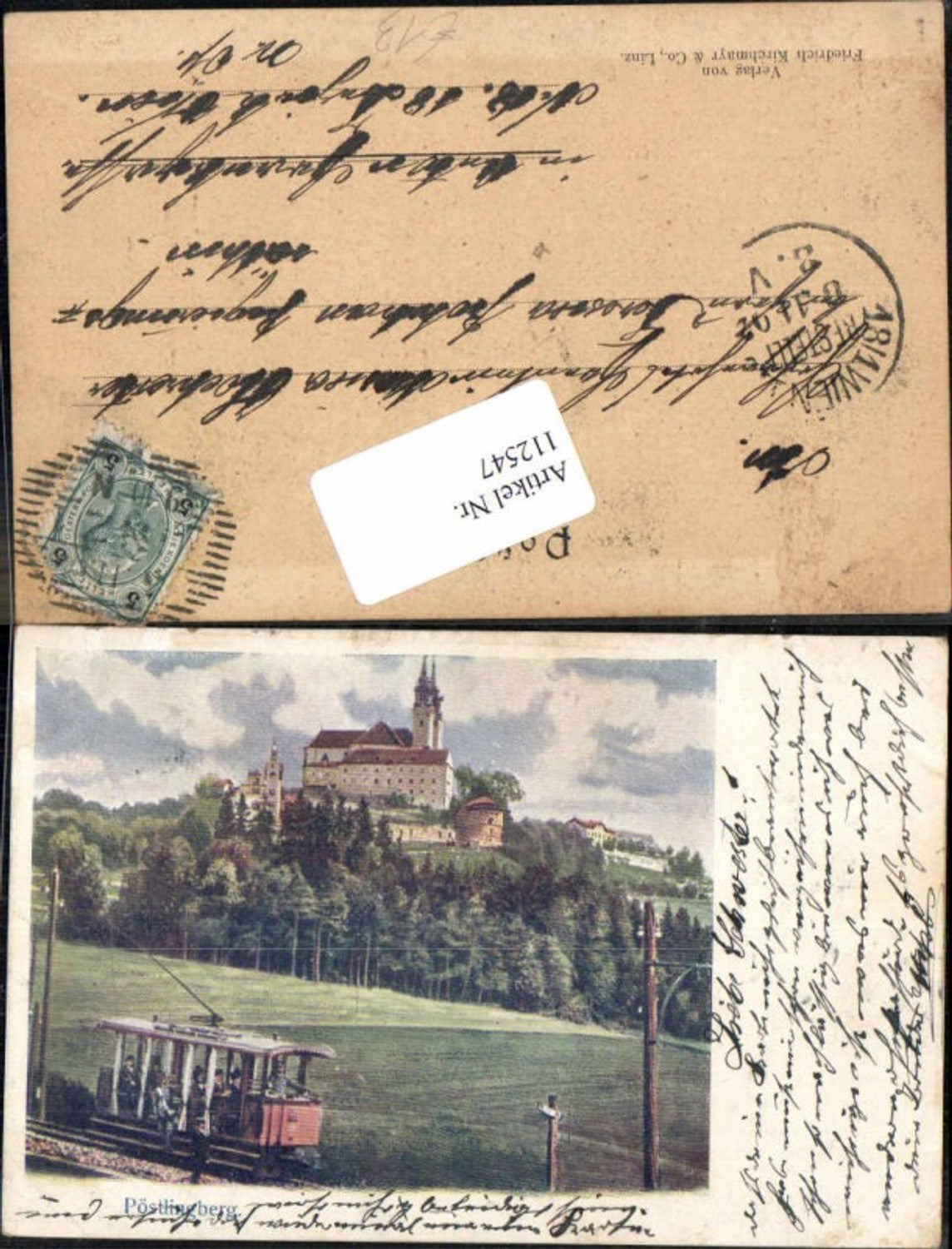 112547,Linz a.d. Donau Pöstlingberg Electrische Bahn Bergbahn Pöstlingbergbahn
