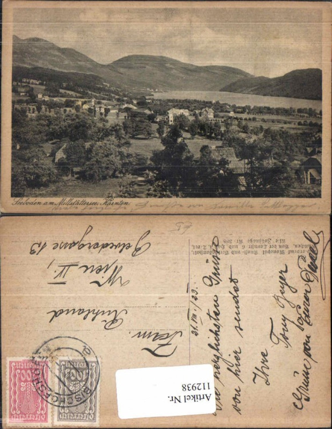 112938,Seeboden on Lake Millstättersee
