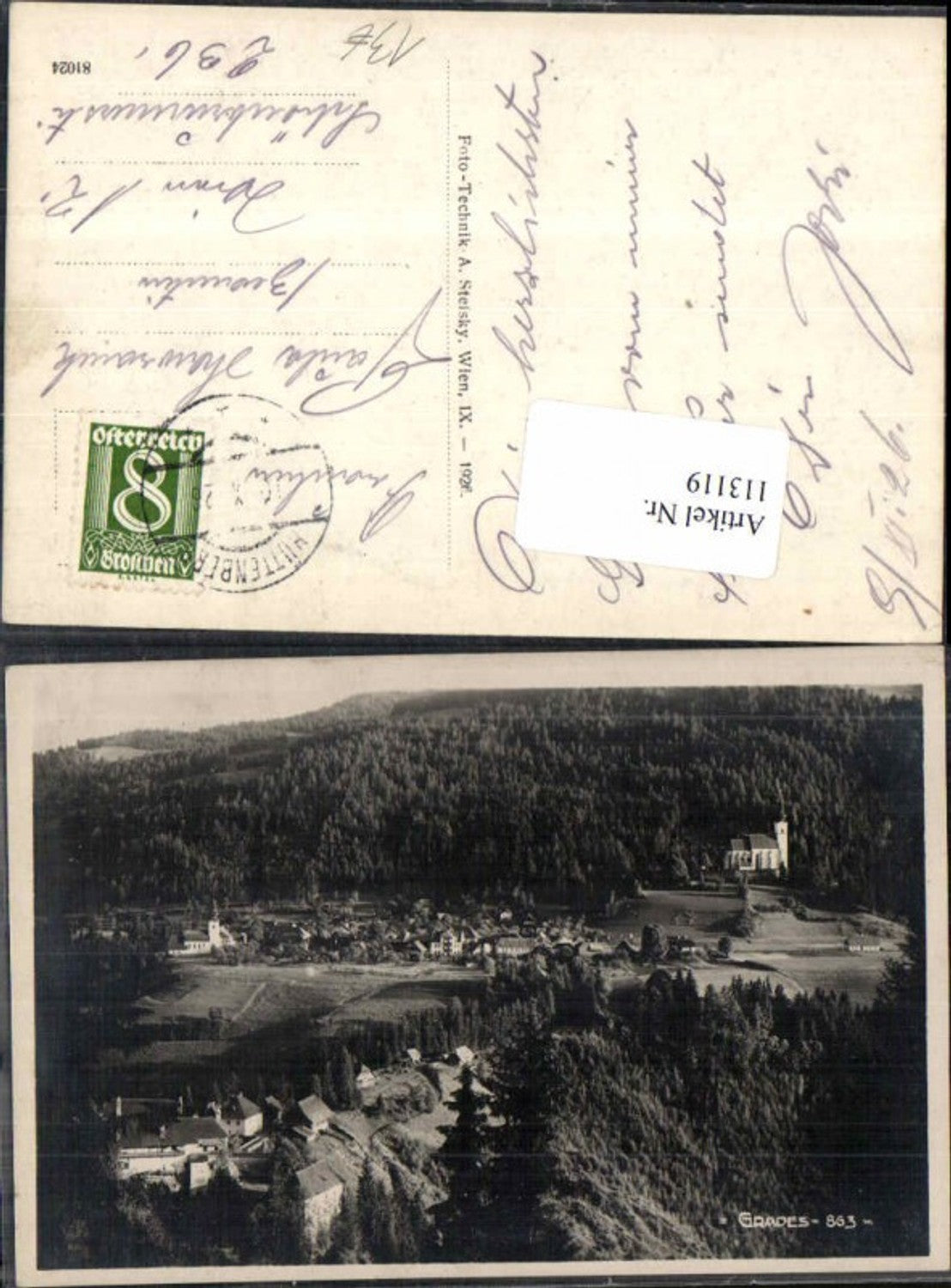 113119,Grades in Kärnten bei Metnitz Hüttenberg 1925 St Veit a.d. Glan