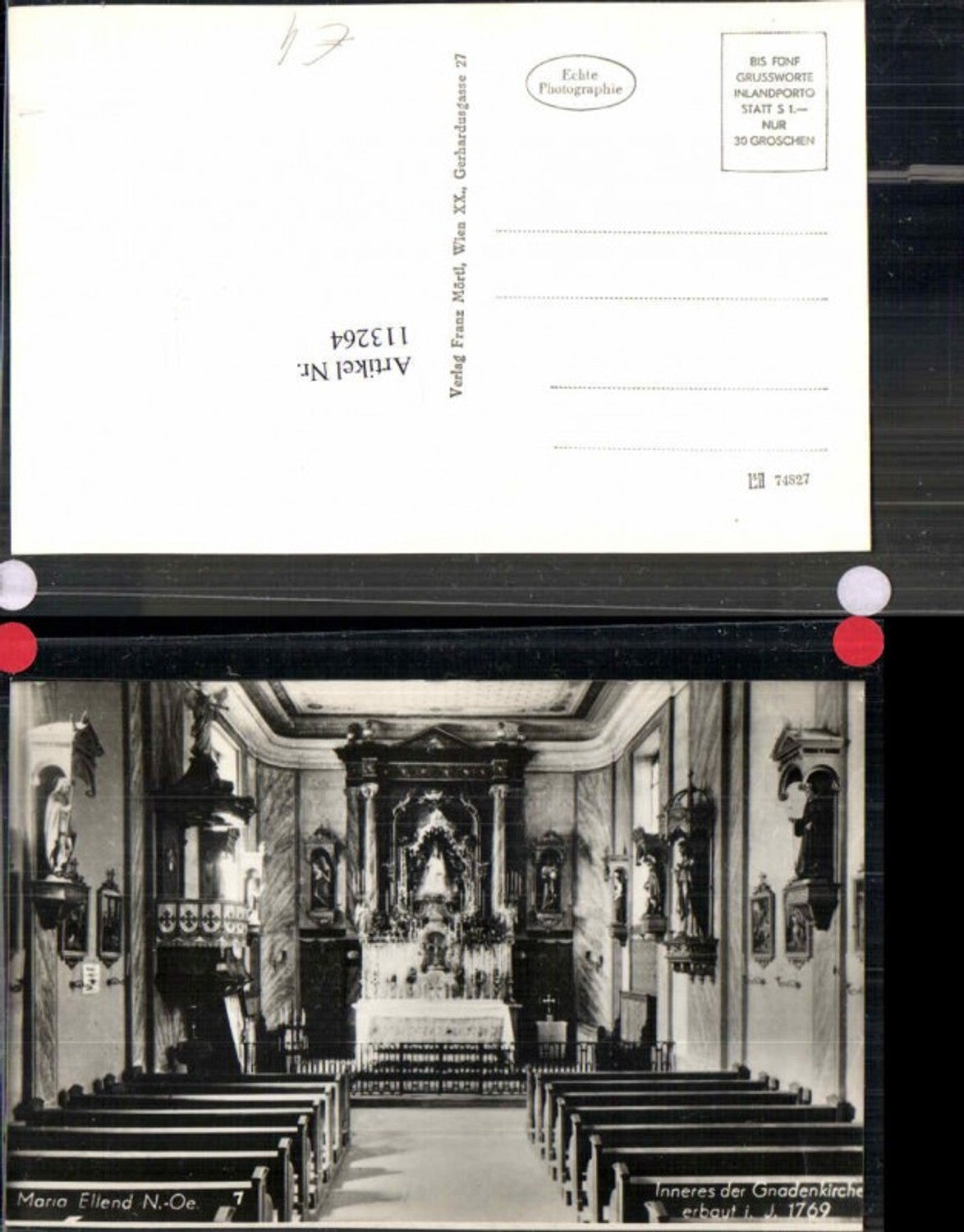 113264,Maria Ellend Kirche Innen