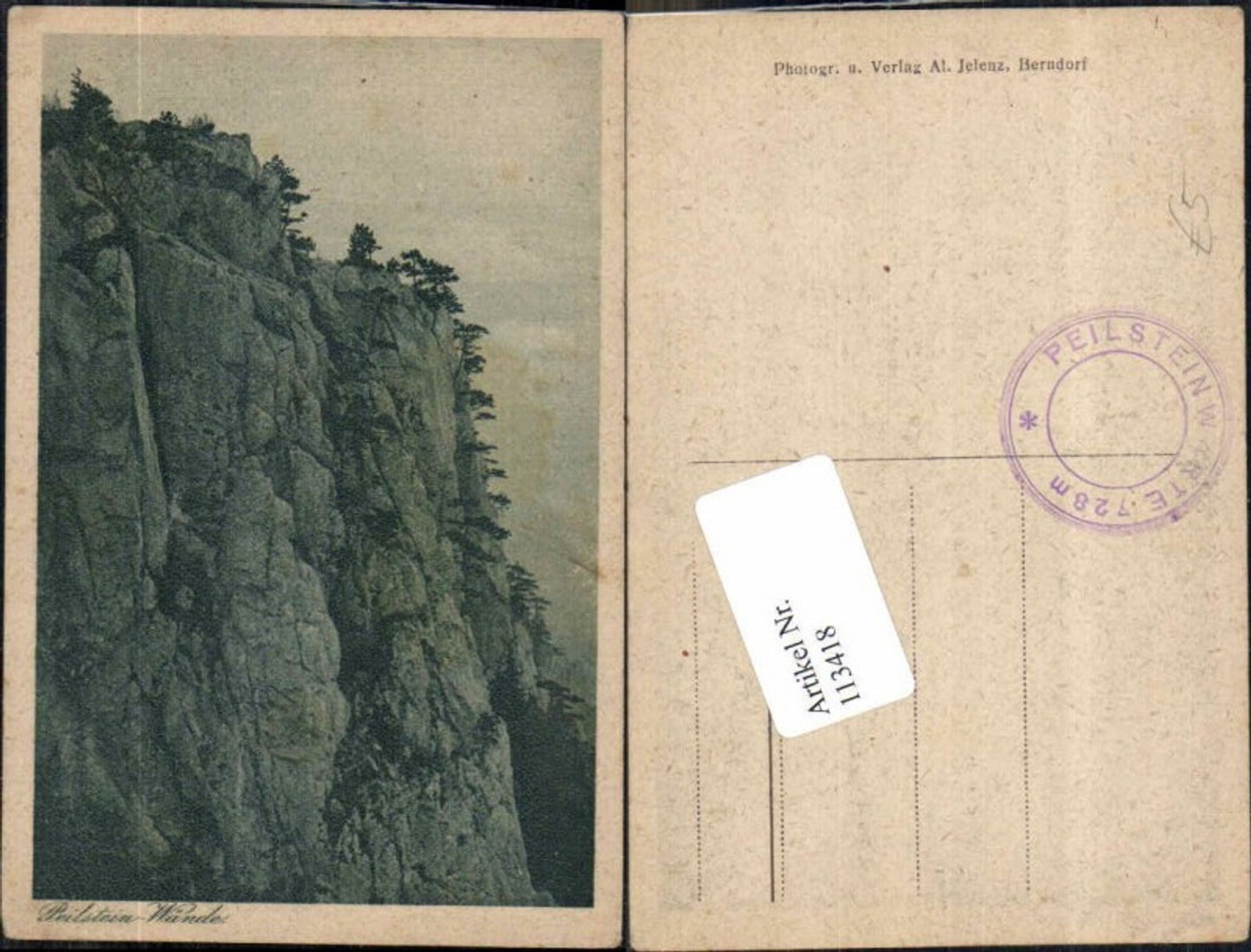 113418,Peilstein Wände bei Berndorf