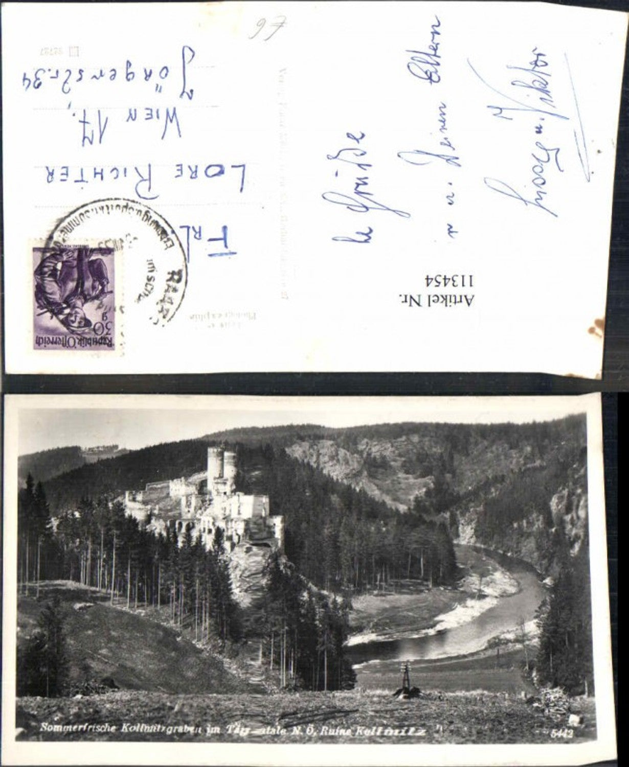 113454,Kollmitzgraben Kollmitz a.d. Thaya bei Raabs a.d. Thaya