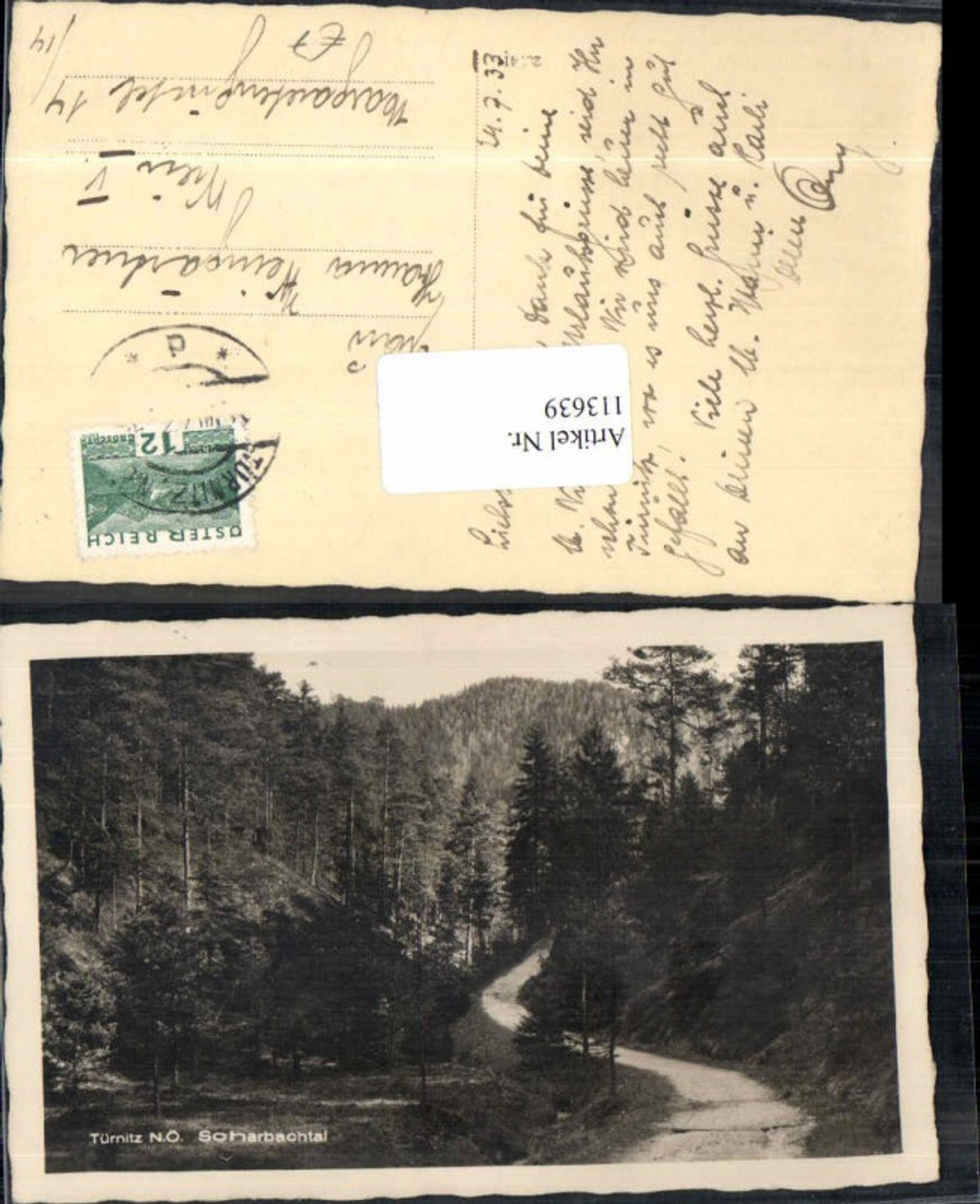113639,Türnitz Scharbachtal 1930