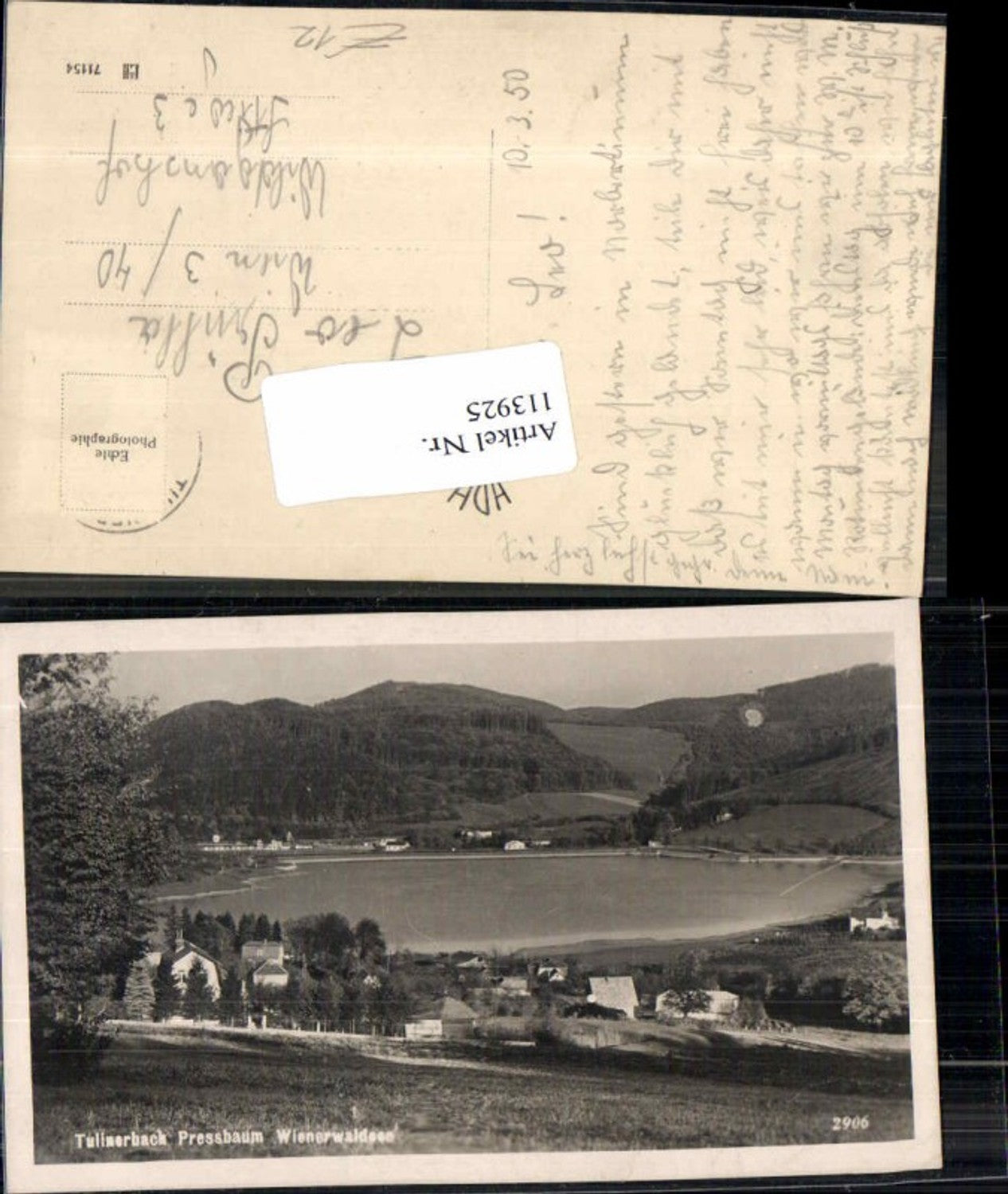 113925,Tullnerbach Pressbaum bei Wien Wienerwaldsee Wienerwald