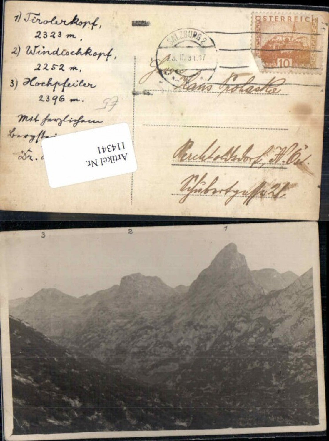 Alte Ansichtskarte – Old Postcard