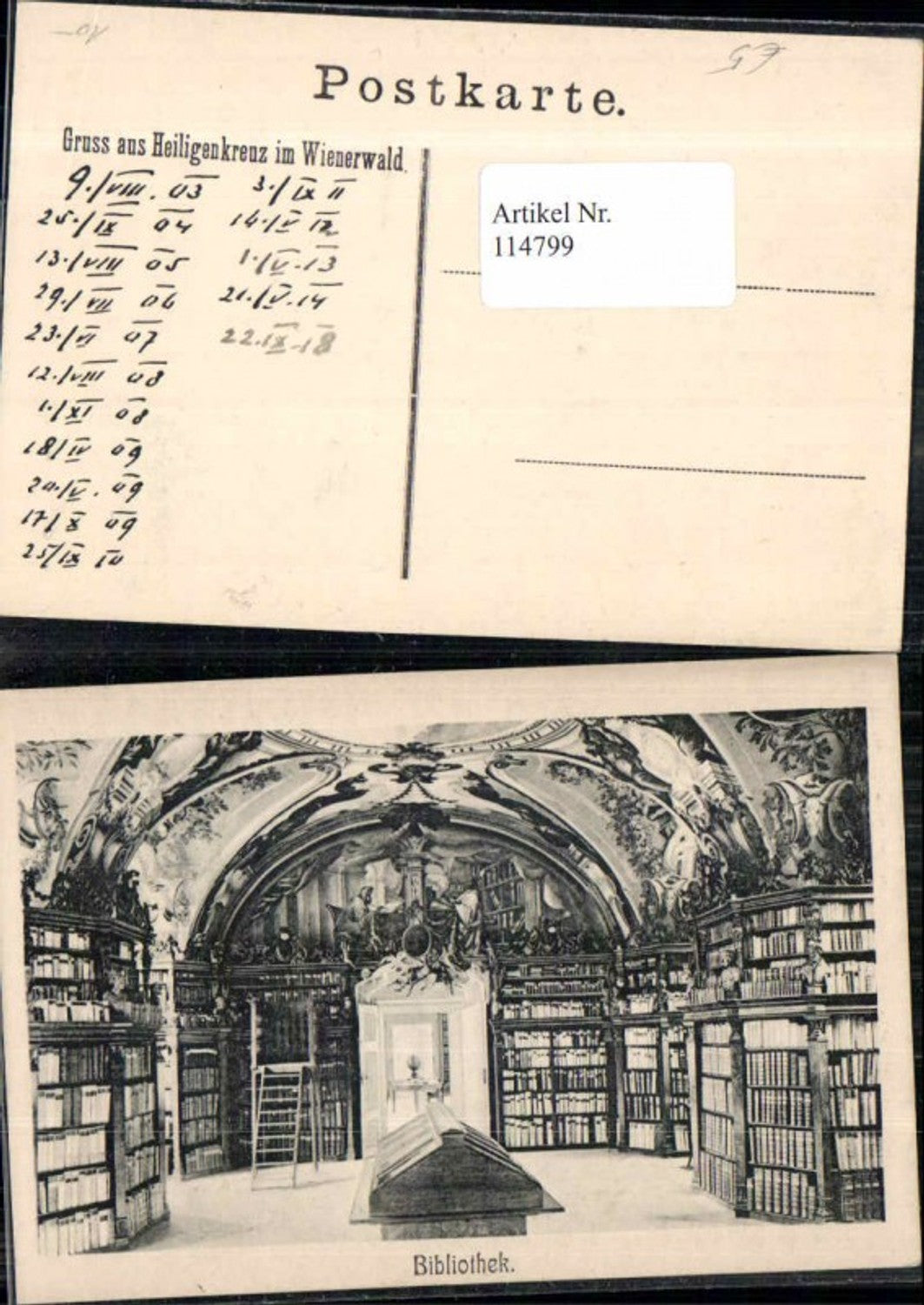 114799,Heiligenkreuz bei Baden Bibliothek