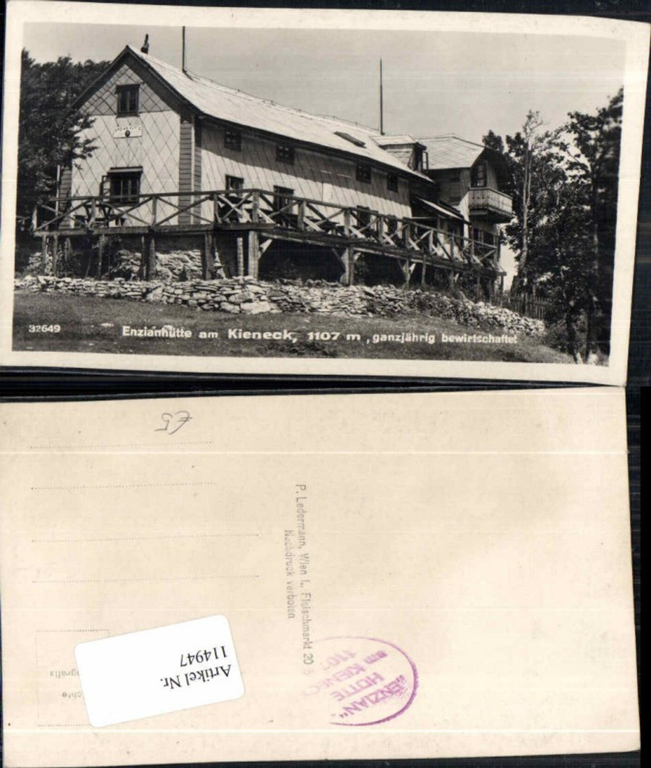 114947,Enzianhütte am Kieneck bei Lilienfeld Hainfeld