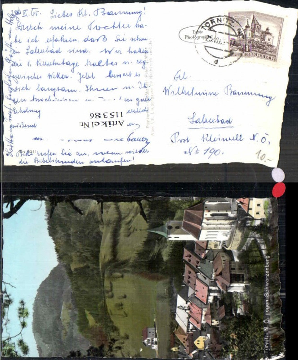 115386,Türnitz Totale m. Kirche