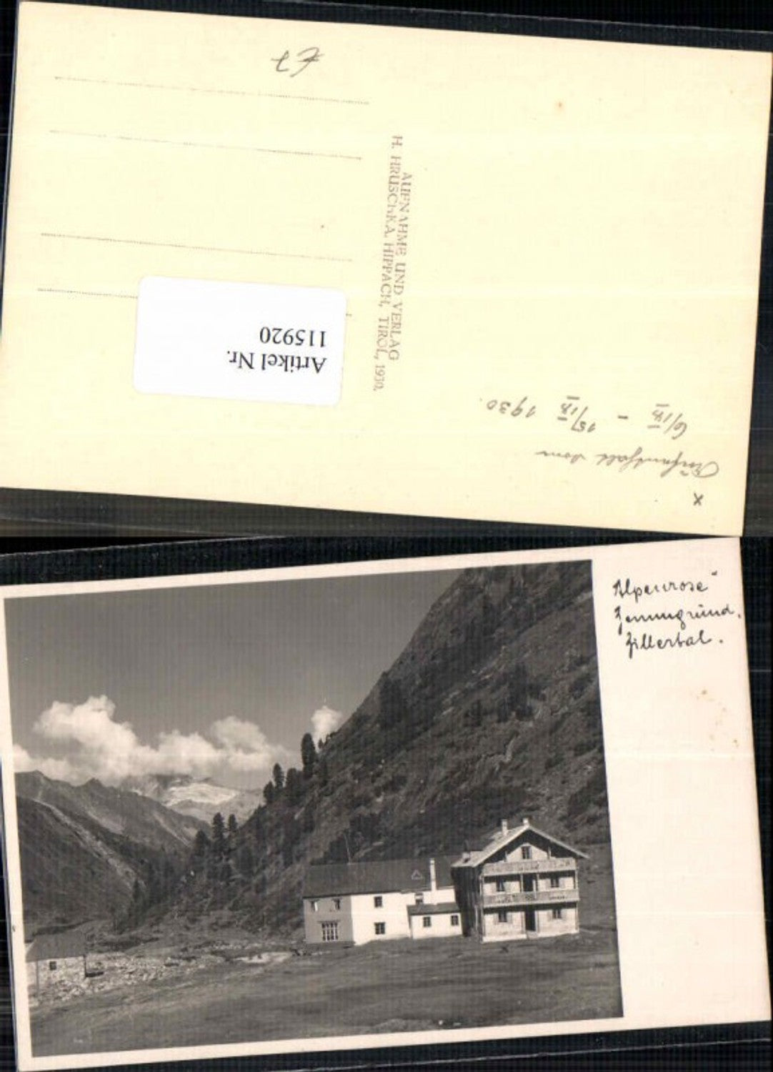 Alte Ansichtskarte – Old Postcard