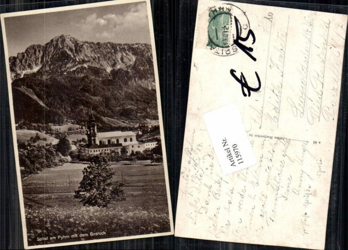 115970,Spital am Pyhrn m. Bosruck 1930