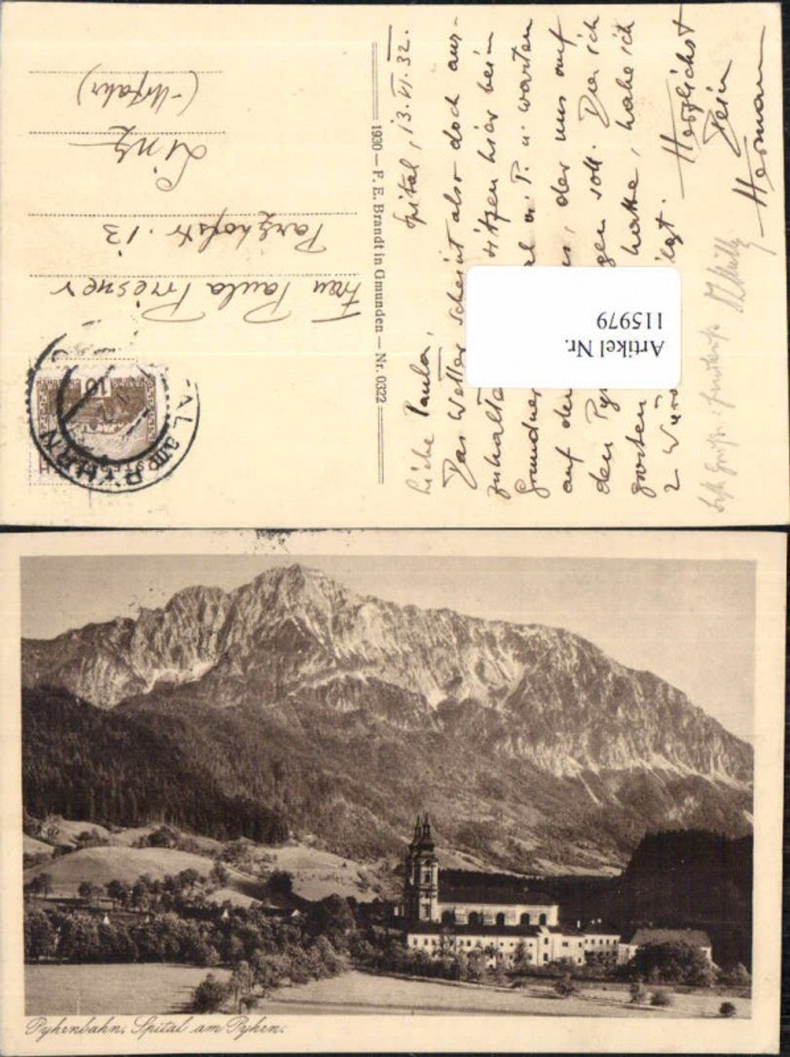 115979,Spital am Pyhrn pyhrnbahn pub Brandt 0322