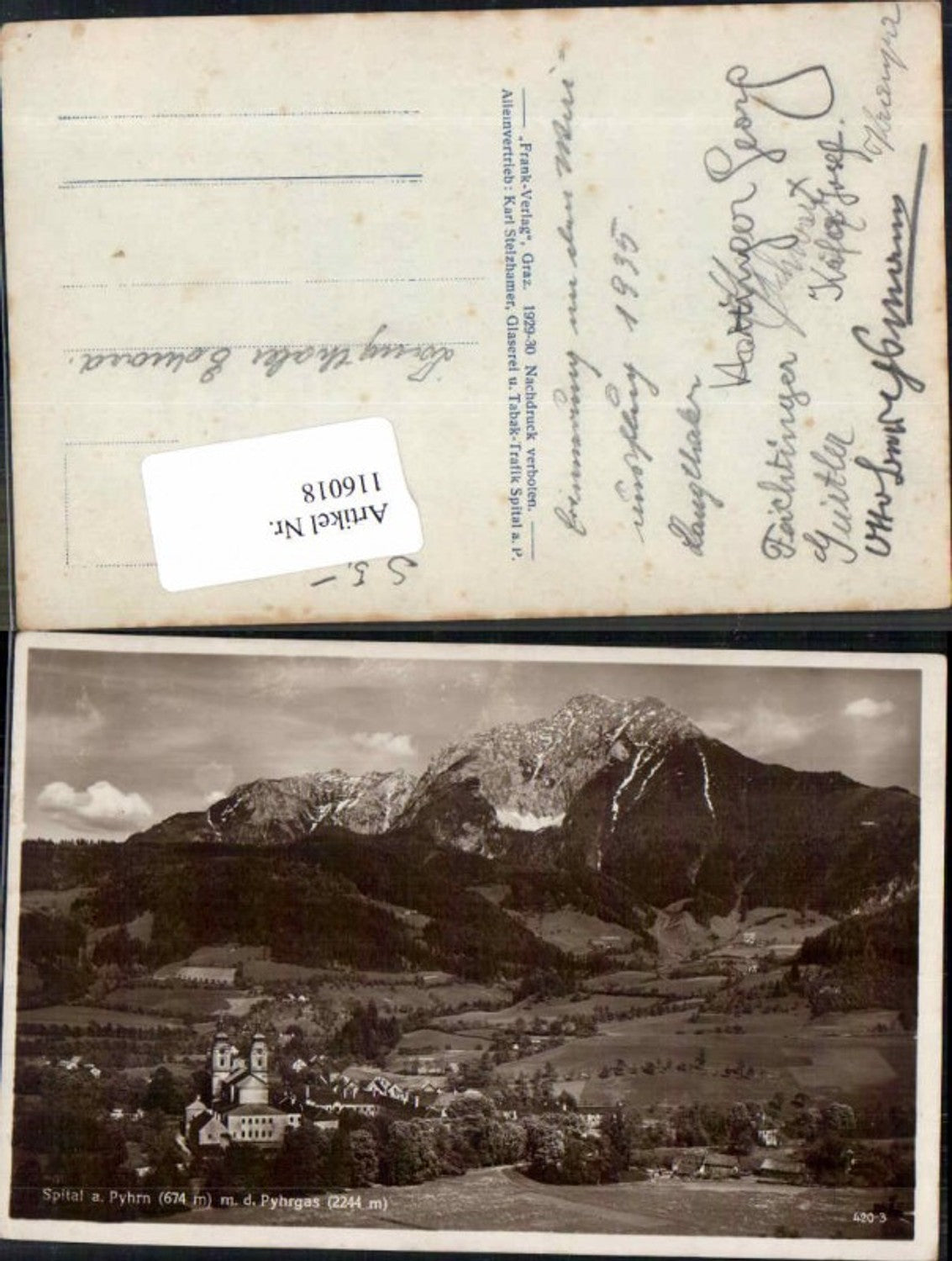 116018,Spital am Pyhrn m. Pyrgas