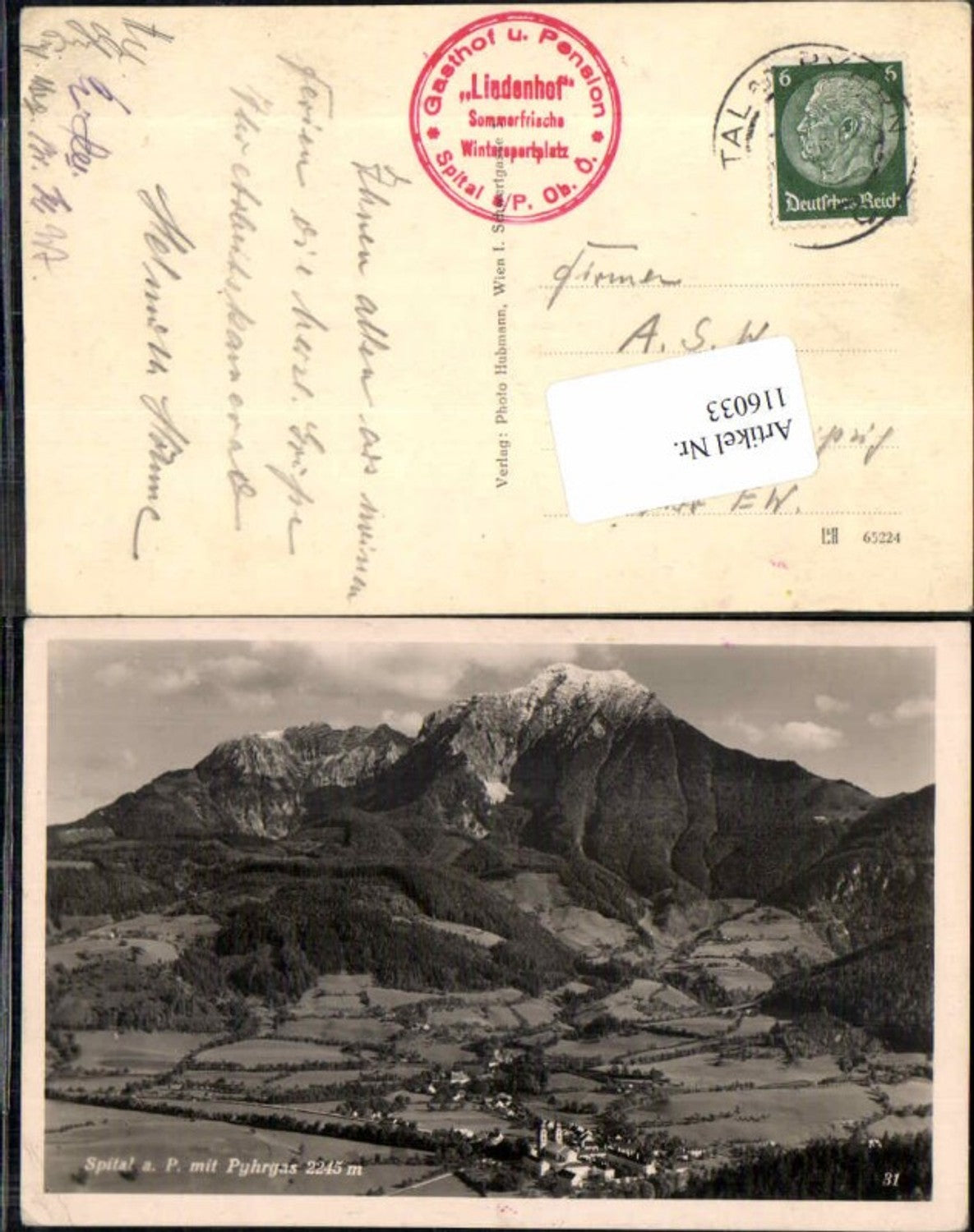 116033,Spital am Pyhrn,m. Pyhrgas pub Foto Hubmann Nr 31