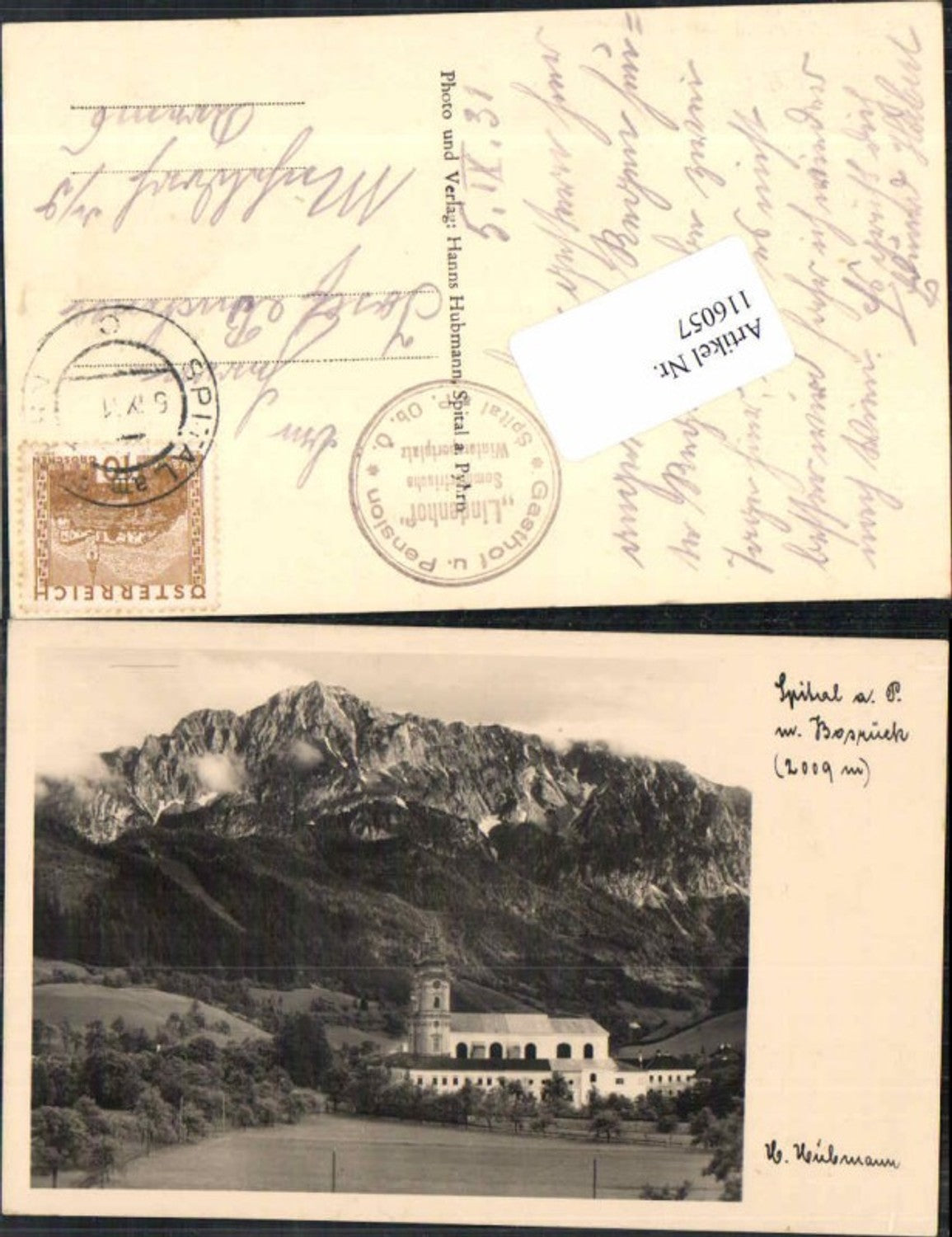 116057,Spital am Pyhrn pub Hubmann Nr ?